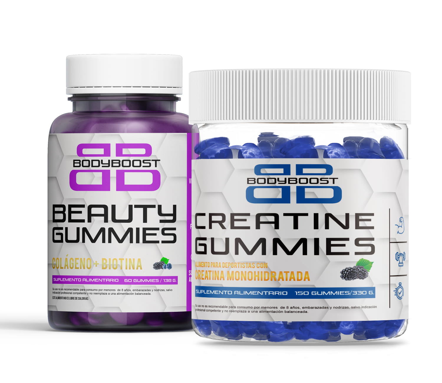 Pack Creatina + Biotina y Colágeno