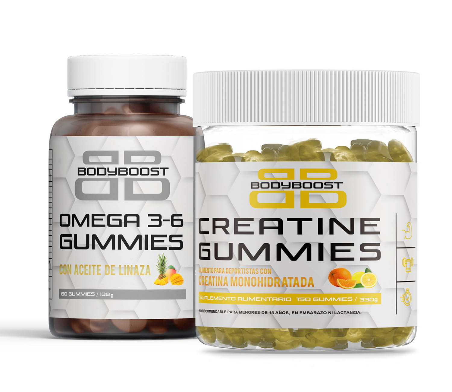 Pack Creatina + Omega 3 y 6