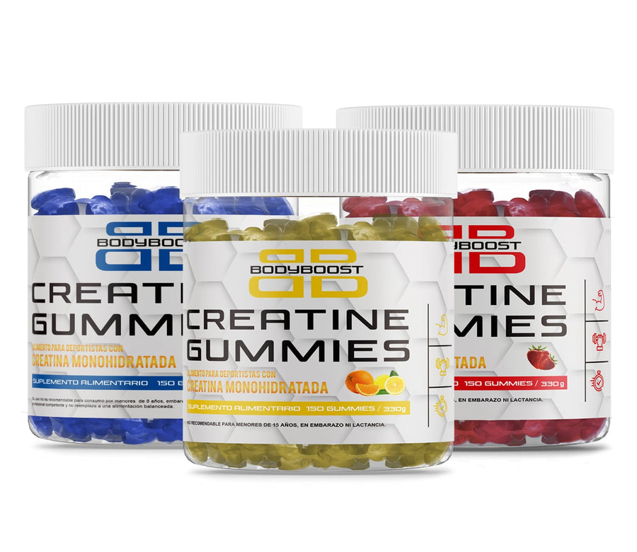 Pack 3 Sabores Gomitas de Creatina